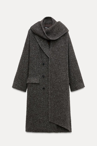 OVERSIZE SCARF COAT