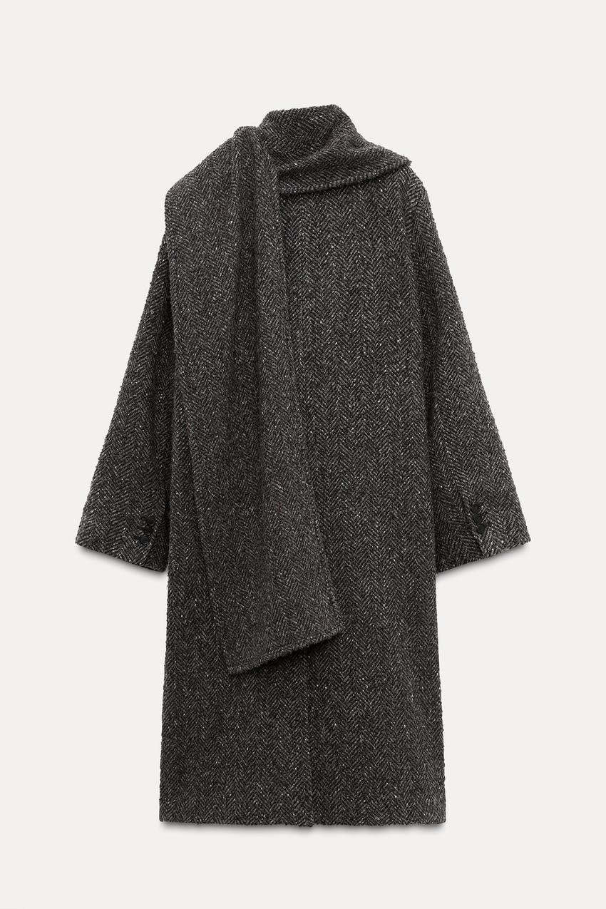 OVERSIZE SCARF COAT