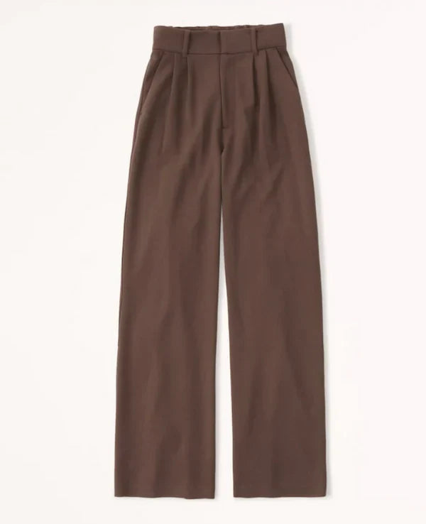 Pantalon Taille Haute Et Ample