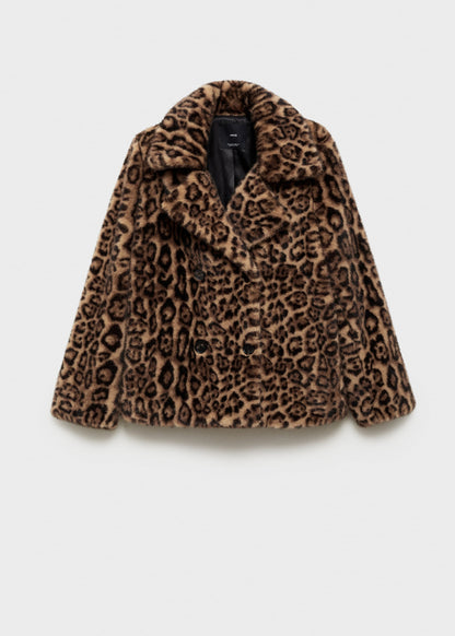 Reversible leopard-print jacket