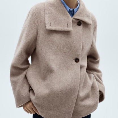 Turtleneck wool coat - Copenhagen