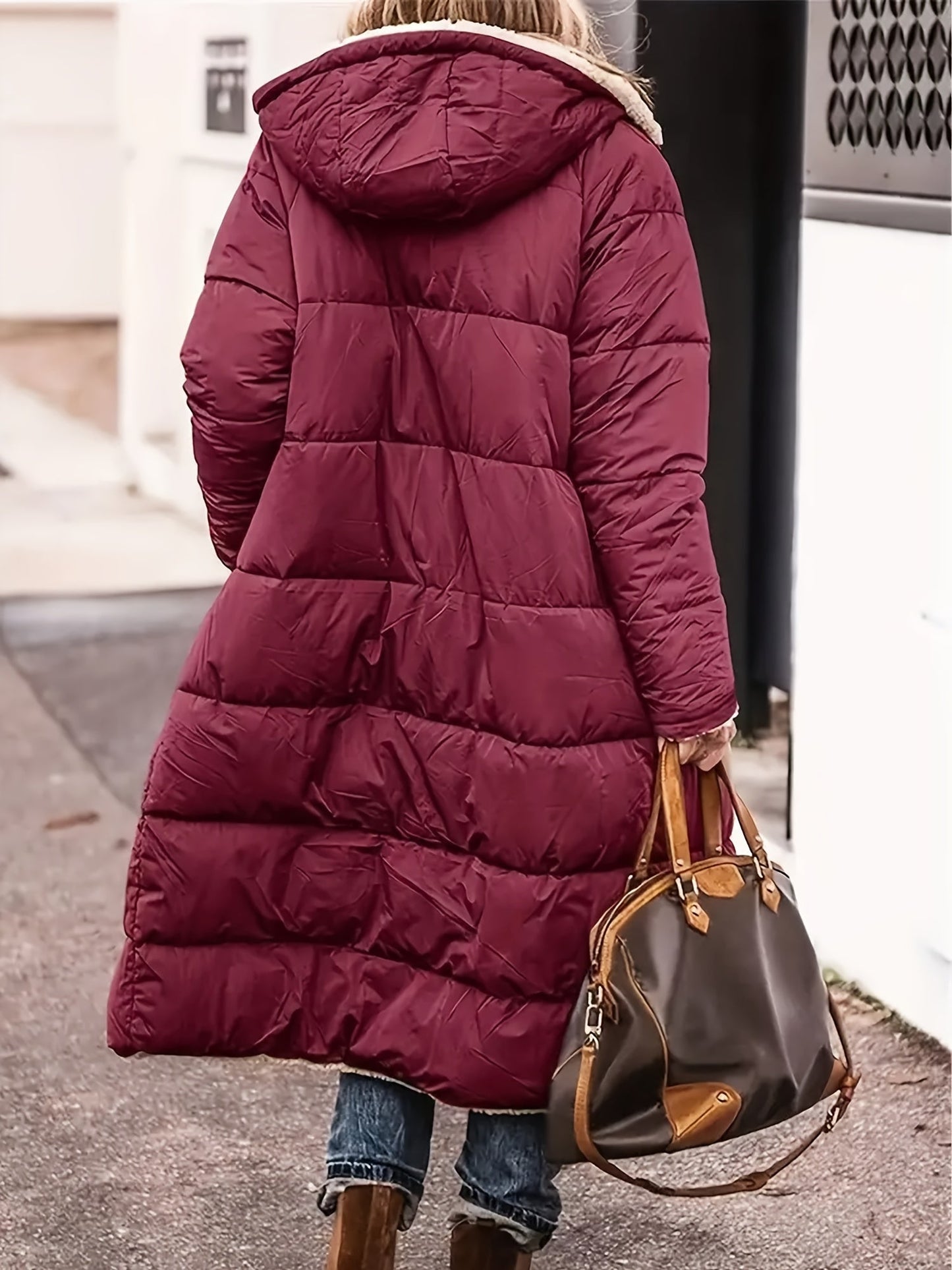 Manteau long matelassé élégant Gabriella