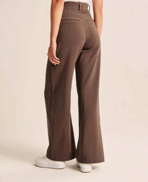 Pantalon Taille Haute Et Ample