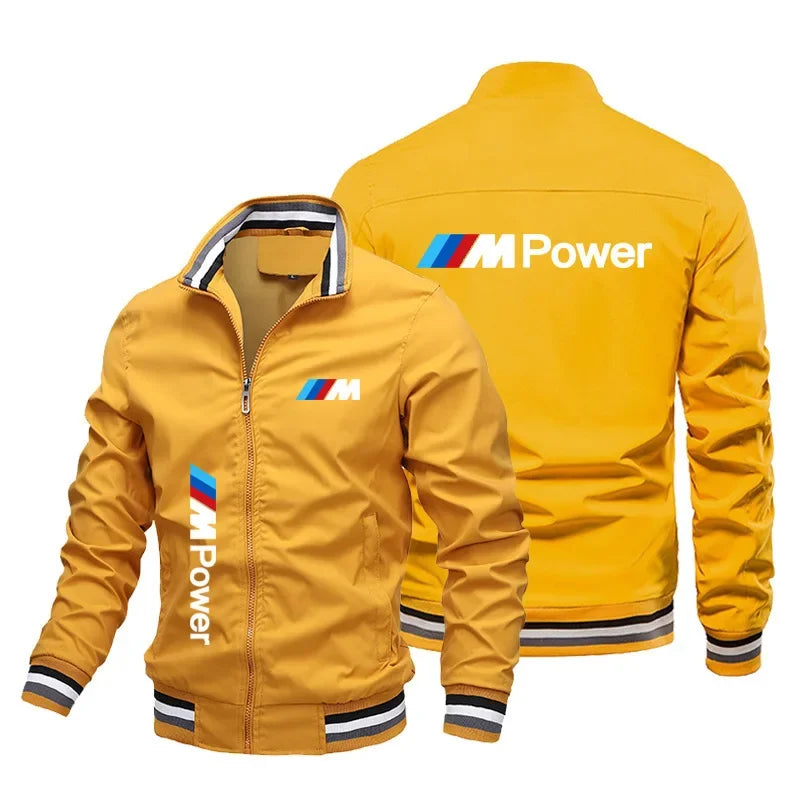 Veste de moto avec logo M Power pour homme